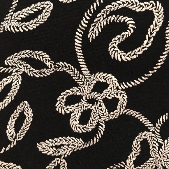 Bold Floral Pattern Black&White Swing Dress - Picture 3 of 4